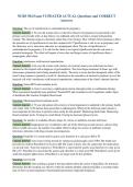 NURS 504 Exam 5 UPDATED ACTUAL Questions and CORRECT&NewLine;Answers