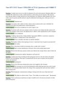 Nurs 1871 CSCC Exam 1 UPDATED ACTUAL Questions and CORRECT&NewLine;Answers