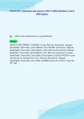 CBAP-Test 1 Questions and Answers with Verified Solutions &vert; Latest&NewLine;2026 Update