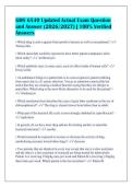 GMS 6540 Updated Actual Exam Question&NewLine;and Answer &lpar;2026&sol;2027&rpar; &vert; 100&percnt; Verified&NewLine;Answers