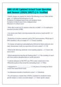 GMS 6540 Updated Actual Exam Question&NewLine;and Answer &lpar;2026&sol;2027&rpar; &vert; A&plus; Verified