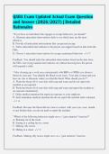 QABA Exam Updated Actual Exam Question&NewLine;and Answer &lpar;2026&sol;2027&rpar; &vert; Detailed&NewLine;Rationales
