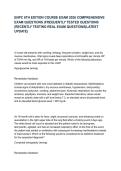 ENPC 6TH EDITION COURSE EXAM 2026 COMPREHENSIVE EXAM QUESTIONS &vert;FREQUENTLY TESTED QUESTIONS &vert;RECENTLY TESTING REAL EXAM QUESTIONS&vert;LATEST UPDATE&rpar;