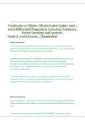Final Exam v1&colon; NR569 &sol; NR 569 &lpar;Latest Update 2026 &sol; &NewLine;2027&rpar; Differential Diagnosis in Acute Care Practicum &vert; &NewLine;Review Questions and Answers &vert; &NewLine;Grade A &vert; 100&percnt; Correct &ndash; Chamberlain