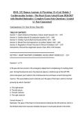 BIOL 252 Human Anatomy & Physiology II w&sol;Lab Module 2 Cardiovascular System &ndash; The Heart Exam Actual Exam 2026&sol;2027 with Detailed Rationales &vert; Complete Exam-Style Questions &vert; Graded A&plus; Pass Guaranteed