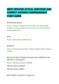 MRSO UPDATED ACTUAL QUESTIONS AND &NewLine;CORRECT ANSWERS COMPREHENSIVE &NewLine;STUDY GUIDE 