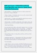 SCM 300 Exam 2 UPDATED ACTUAL&NewLine;Exam Question and Answer &lpar;2026&sol;2027&rpar;&NewLine;&vert; Detailed Rationales&NewLine;