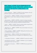 WGU D089 LATEST EXAM PRINCIPLES OF&NewLine;ECONOMICS EXAM UPDATED ACTUAL Exam&NewLine;Question and Answer &lpar;2026&sol;2027&rpar; &vert; A&plus;&NewLine;Verified