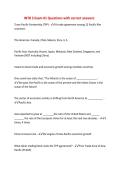 INTB 3 Exam &num;1 Questions with correct answers