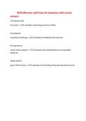 INTB 200 extra stuff Exam &num;1 Questions with correct&NewLine;answers