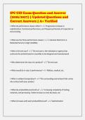 IPC CID Exam Question and Answer&NewLine;&lpar;2026&sol;2027&rpar; &vert; Updated Questions and&NewLine;Correct Answers &vert; A&plus; Verified