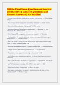 SGRho Final Exam Question and Answer&NewLine;&lpar;2026&sol;2027&rpar; &vert; Updated Questions and&NewLine;Correct Answers &vert; A&plus; Verified
