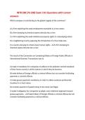 INTB 200 &lpar;76-100&rpar; Exam 3 &num;1 Questions with correct&NewLine;answers
