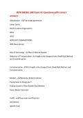 INTB DREXEL 200 Exam &num;1 Questions with correct&NewLine;answers