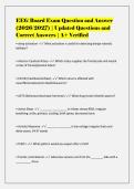 EEG Board Exam Question and Answer&NewLine;&lpar;2026&sol;2027&rpar; &vert; Updated Questions and&NewLine;Correct Answers &vert; A&plus; Verified&NewLine;