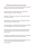 INTB Exam &num;1 Questions with correct answers