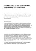 ULTIMATE ENPC EXAM QUESTIONS AND ANSWERS LATEST UPDATE 2026 