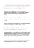 INTB Module 1 Exam &num;1 Questions with correct answers