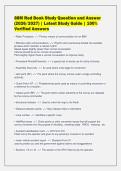 88M Red Book Study Question and Answer&NewLine;&lpar;2026&sol;2027&rpar; &vert; Latest Study Guide &vert; 100&percnt;&NewLine;Verified Answers