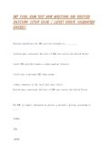 EMT FINAL EXAM TEST BANK QUESTIONS AND VERIFIED SOLUTIONS &vert;STUDY GUIDE &vert; LATEST UPDATE &vert;GUARANTEED SUCCESS&vert;