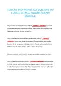 FDNY A35 EXAM NEWEST 2026 QUESTIONS and &NewLine;CORRECT DETAILED ANSWERS ALREADY &NewLine;GRADED A&plus;