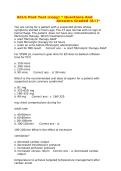 Advanced Cardiovascular Life Support Post Test Questions and Answers Study Guide