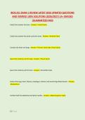 BIOS-251 EXAM 1 REVIEW LATEST 2026 UPDATED QUESTIONS &NewLine;AND VERIFIED 100&percnt; SOLUTIONS &lpar;2026&sol;2027&rpar; &vert;A&plus; GRADED &NewLine;&vert;GUARANTEED PASS 