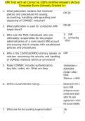 KMI Test with all Correct & 100&percnt; Verified Answers &vert;Actual Complete Exam &vert;Already Graded A&plus;
