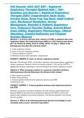 Fall Semester 2026&ndash;2027 RRT &ndash; Registered Respiratory Therapist Updated 2026 &vert; 190&plus; Questions and Answers &vert; Registered Respiratory Therapist &lpar;RRT&rpar; Comprehensive Study Guide&comma; Practice Exam&comma; Exam Prep Test Bank&comma; Adult Critical Care&comma; Mechanical Ventilation&comma; A