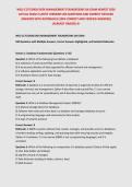 WGU C175&sol;D426 DATA MANAGEMENT FOUNDATIONS OA EXAM NEWEST 2026&NewLine;ACTUAL EXAM 2 LATEST VERSIONS 300 QUESTIONS AND CORRECT DETAILED&NewLine;ANSWERS WITH RATIONALES &lpar;100&percnt; CORRECT AND VERIFIED ANSWERS&rpar;&NewLine;&vert;ALREADY GRADED A&plus;&NewLine;