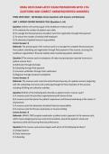 HFMA CRCR EXAM LATEST EXAM PREPARATION WITH 170&plus;&NewLine;QUESTIONS AND CORRECT ANSWERS&lpar;VERIFIED ANSWERS&rpar;&NewLine;