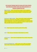 DCF 40 HOUR TRAINING PRACTICE EXAM LATEST 2026 UPDATED &NewLine;QUESTIONS AND VERIFIED 100&percnt; SOLUTIONS &lpar;2026&sol;2027&rpar; &vert;A&plus; &NewLine;GRADED &vert;GUARANTEED PASS 