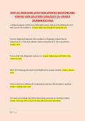 FDNY Z51 RMO EXAM LATEST 2026 UPDATED QUESTIONS AND &NewLine;VERIFIED 100&percnt; SOLUTIONS &lpar;2026&sol;2027&rpar; &vert;A&plus; GRADED &NewLine;&vert;GUARANTEED PASS 