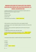 ARKANSAS APPLICATOR TEST EXAM LATEST 2026 UPDATED &NewLine;QUESTIONS AND VERIFIED 100&percnt; SOLUTIONS &lpar;2026&sol;2027&rpar; &vert;A&plus; &NewLine;GRADED &vert;GUARANTEED PASS