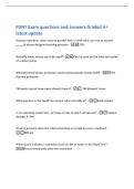 FDNY Exam questions and answers Graded A&plus;&NewLine;latest update&NewLine;Rupture members&comma; when used in parallel with a relief valve&comma; are not to exceed&NewLine;&lowbar;&lowbar;&lowbar;&lowbar;&lowbar;&percnt; above designed working pressure -20&percnt;&NewLine;Butterfly valve&colon; where