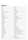 Woordenschat Duits &vert; Lektion 2 &vert; Universiteit Hasselt &vert; 2025&sol;26