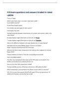 FCR Exam questions and answers Graded A&plus; latest&NewLine;update&NewLine;Time on Target&period;&NewLine;Which radar factor does a narrower radar beam width&NewLine;&lpar;scan width&rpar; improve&quest;&NewLine;Pulsed Wave Radar system&period;&NewLine;The AH-64E uses what type of radar system&quest;&NewLine;Listening for the echo&period;&NewLine;During th
