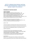 ASCP CG Certification Practice Questions Actual Exam 2026&sol;2027 with Detailed Rationales &vert; Complete Exam-Style Questions &vert; Graded A&plus; Pass Guaranteed