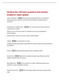 Hondros Nur 205 Exam questions and answers&NewLine;Graded A&plus; latest update&NewLine;Care Coordination -a process connecting both services and resources&NewLine;involving patient&comma; providers and families with the goals of optimal patient&NewLine;outcomes&NewLine;Classification of safety event