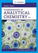 Fundamentals of Analytical Chemistry -New editioon 