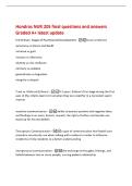 Hondros NUR 205 final questions and answers&NewLine;Graded A&plus; latest update&NewLine;Erik Erikson&colon; Stages of Psychosocial Development -trust vs mistrust&NewLine;autonomy vs shame and doubt&NewLine;initiative vs guilt&NewLine;industry vs inferiority&NewLine;identity vs role confusion&NewLine;intimacy vs i