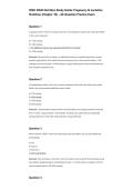 WGU D440 Nutrition Study Guide&colon; Pregnancy & Lactation&NewLine;Nutrition &lpar;Chapter 10&rpar; &ndash; 60-Question Practice Exam
