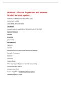 Hondros 172 exam 1 questions and answers&NewLine;Graded A&plus; latest update&NewLine;SUBUTCUT TUNNELED CUFFED CATH &lpar;CVAD&rpar;&NewLine;SURGICALLY PLACED&NewLine;LONG TERM INFUSION NEEDS&NewLine;I&period;G CHEMO&NewLine;Levaquin &lpar;why it's used&rpar;IMPLANTED VASCULAR ACCESS PORT