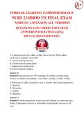 PORTAGE LEARNING PATHOPHYSIOLOGY  NURS 231&sol;BIOD 331 FINAL EXAM MODULE 1-10 EXAMS&vert; ALL VERSIONS QUESTIONS AND CORRECT DETAILED  ANSWERS WITH RATIONALES &vert;&vert; 100&percnt; GUARANTEED PASS&excl;&excl;
