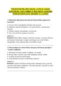 POLESTAR PILATES EXAM &sol; ACTUAL EXAM  QUESTIONS AND CORRECT DETAILED ANSWERS  WITH RATIONALES GRADED A&plus; LATEST