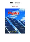 Conceptual Physics&comma; 12th Edition &mdash; by Paul Hewitt &vert; Complete Test Bank &lpar;Chapter 1-37&rpar;