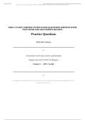 ADULT CCRN CERTIFICATION EXAM QUESTIONS EDITION WITH&NewLine;TEST BANK SOLVED EXPERT REVIEW