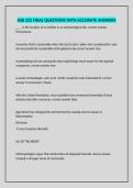 ASB 222 FINAL QUESTIONS WITH ACCURATE ANSWERS