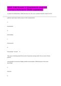 NSG 240 Exam 2 Questions and All Correct Answers 2026 Updated&period;&NewLine;&NewLine;
