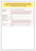 ACLS Final Exam 2026&sol;2027 &vert; Practice Questions & Answers with Expert Explanations &vert; Comprehensive Exam Prep & Study Guide